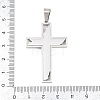 304 Stainless Steel Rhinestone Pendants STAS-B137-06P-3