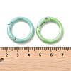 Spray Painted Alloy Spring Gate Ring PALLOY-H131-08-4