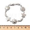 Brass Link Bracelets for Women LS-BJEW-C118-01P-6