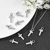 SHEGRACE Brass Micro Pave Clear Cubic Zirconia Pendants XGRQ29361-394P-T-5