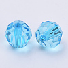 Transparent Acrylic Beads TACR-Q257-6mm-V40-3