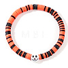 Halloween Polymer Clay Heishi Beads Stretch Bracelets KN1283-13-1
