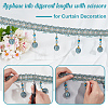 Curtain Plastic Beaded Fringe Trim OCOR-WH0090-69C-4