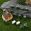 Resin Mini Grass Tufts AJEW-WH20120-10A-02-5