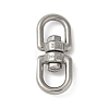 Non-Tarnish 304 Stainless Steel 8 Shape Swivel Clasps STAS-S127-03P-02-1