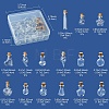 15Pcs 15 Styles Mini High Borosilicate Glass Bottle Bead Containers BOTT-YW0001-01-3