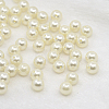 ABS Plastic Imitation Pearl Round Beads MACR-F065-22-1