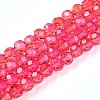 Baking Paint Transparent Glass Beads X1-DGLA-A035-T4mm-A02-1