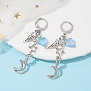 Alloy Dangle Leverback Earrings for Women EJEW-JE05479-2