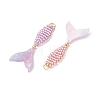 2Pcs 2 Colors Glass Seed Beaded Pendants PALLOY-MZ01263-2