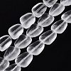 Frosted Handmade Lampwork Beads Strands LAMP-Q041-06F-1