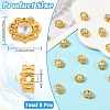6Pcs Brass Moonstone Multi-Strand Links FIND-YW0013-20-2