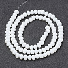 Opaque Solid Color Glass Beads Strands X1-EGLA-A034-P4mm-D01-2