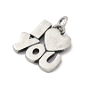 Valentine's Day 304 Stainless Steel Pendants STAS-C171-01C-AS-2
