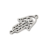 201 Stainless Steel Religion Laser Cut Connector Charms STAS-F316-37P-2