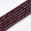 Natural Garnet Beads Strands G-R362-04-1