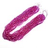 Baking Paint Transparent Glass Beads Strands DGLA-A035-T10mm-A03-1