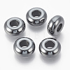 Synthetic Non-magnetic Hematite European Beads X-G-T094-11J-1