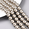 Glass Pearl Beads Strands HY-G002-01F-13-4