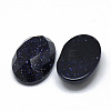 Synthetic Blue Goldstone Cabochons G-T073-16M-2