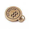 Brass Pendants LS-KK-I668-01AB-04-2