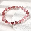 Natural Strawberry Quartz Beads Bracelets GG-CBA05D5-02A-03A-3