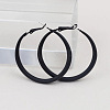 Spray Painted Alloy Hoop Earrings FS-WG43B6B-02-1
