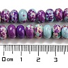 Synthetic Imperial Jasper Dyed Beads Strands G-D077-E01-01B-5