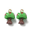 Alloy Enamel Pendants FIND-A060-01G-01-1