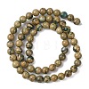 Natural Green Dragon Veins Beads Strands G-D098-A01-6mm-3