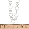 304 Stainless Steel 6MM and 10MM Ring Link Chain Necklaces NJEW-P343-02A-P-5