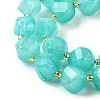 Natural Quartz Dyed Beads Strands G-U023-A02-20-4