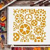 Plastic Reusable Drawing Painting Stencils Templates DIY-WH0172-228-6