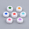 Opaque Acrylic Enamel Beads MACR-S273-34-2