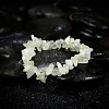 Natural New Jade Chips Stretch Bracelets BJEW-BB16534-A-6