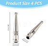 Alloy Cord Ends FIND-WH0161-54P-2