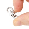 Tarnish Resistant 304 Stainless Steel Swivel Lobster Claw Clasps X-STAS-R065-10-4