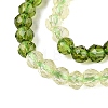 Transparent Glass Beads Strands GLAA-N074-01A-06-4