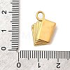 304 Stainless Steel Pendants STAS-P411-02E-G-3