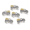 Printed Wood Beads WOOD-D289-02I-1