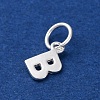 925 Sterling Silver Letter Charms STER-C012-01S-B-2