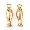 Ocean Theme Brass Micro Pave Cubic Zirconia Pendants KK-F902-08A-G-1
