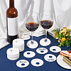 Paper Wine Glass Charms AJEW-WH0009-60A-01-5
