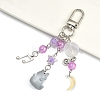 Alloy & Acrylic & Resin Pendant Decorations HJEW-YW00335-05-1