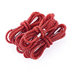 4Pcs Rhinestone Round Cord Shoelace FIND-TA0010-44P-02-3