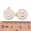 Golden Plated Alloy Charms X-ENAM-S118-01G-3