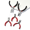5Pcs 5 Styles Carbon Steel Jewelry Pliers AJEW-YW0001-19-3