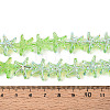 Baking Paint Electroplate Transparent Glass Beads Strands EGLA-N017-07-A01-4