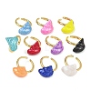 Brass Enamel Adjustable Cuff Rings for Women RJEW-G357-01O-4