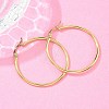 Ion Plating(IP) 304 Stainless Steel Hoop Earrings EJEW-N0016-11G-F-2